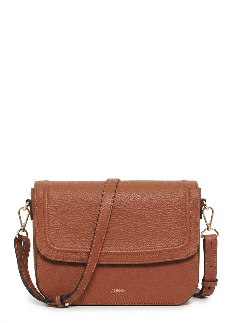 Women’s Brown Crossbody Bag with Adjustable Shoulder Strap